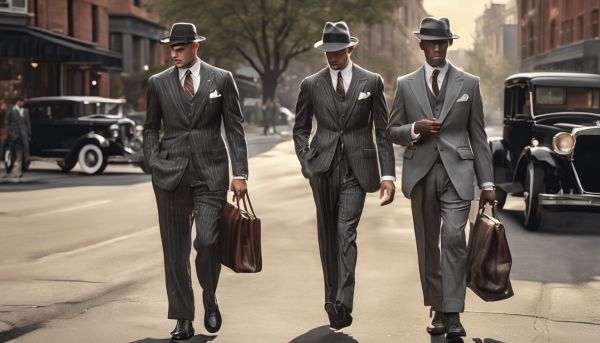 Les vêtements emblématiques des hommes dans les années 20