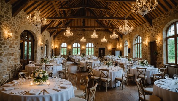 Découvrez les salles de réception mariage au domaine de la traxène